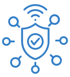 Global network icon symbolizing international reach